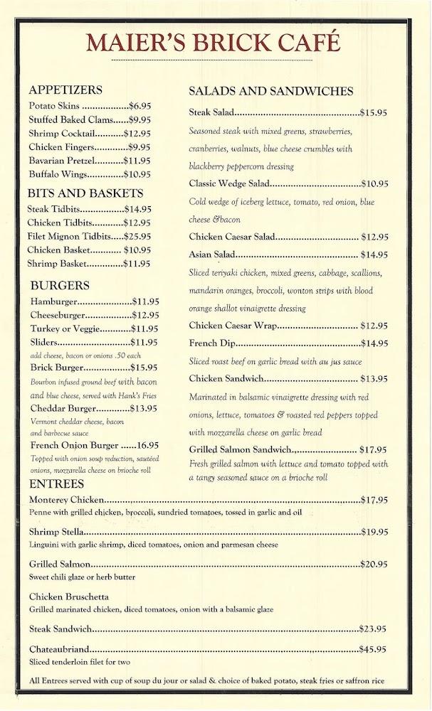 Maier's Brick Cafe Potato Skins